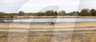 Wimbledon Common by Rushmere Pond, London, Great Britain 19th August 2022