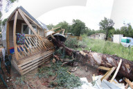 NEWS - Der zerstörte Campingplatz "La Dolce Vit"a nach dem Sturm auf Korsika in Calvi

