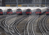 Underground trains in sidings due to strike