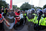 SPORT - Premier League: Man-United-Fans protestieren vor Spiel 