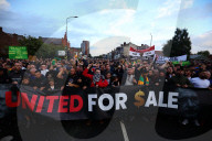 SPORT - Premier League: Man-United-Fans protestieren vor Spiel 