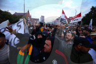 SPORT - Premier League: Man-United-Fans protestieren vor Spiel 