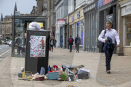 NEWS - In Schottlands Hauptstadt türmt sich der Müll: Streik der Müllarbeiter in Edinburgh für mehr Lohn