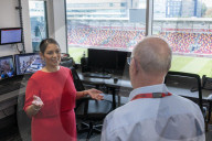 Home Secretary Priti Patel visits Brentford Football Club
