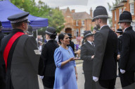 Home Secretary Priti Patel attends police passing out parade