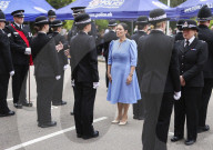 Home Secretary Priti Patel attends police passing out parade