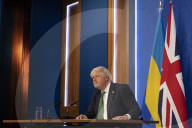 Prime Minister Boris Johnson speaks at the Crimea Platform