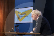 Prime Minister Boris Johnson speaks at the Crimea Platform