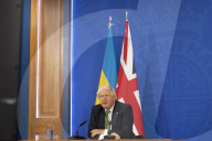 Prime Minister Boris Johnson speaks at the Crimea Platform