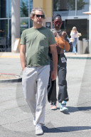 Joshua Jackson gives his wife of three years Jodie Turner-Smith a cheeky squeeze on the butt as they pick up lunch from a gourmet grocery store in the San Fernando Valley.