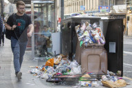 NEWS - In der zweiten Woche des Müllstreiks in Edinburgh häufen sich die Abfälle