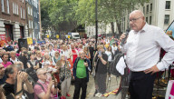 Royal Mail postal strike Rally outside Mount Pleasant Mail Centre, London.