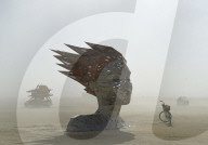 FEATURE - Das Burning Man Festival kehrt nach einer zweijährigen Pandemiepause zurück