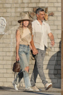 LeAnn Rimes looks happy and in love as she is taken to a fancy dinner in Malibu by husband Eddie Cibrian and her two stepsons a few days before she turns 40. 