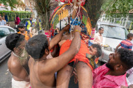 Annual Chariot Festival of the Sri Karpaga Vinayagar Hindu Temple in Walthamstow.