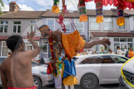 Annual Chariot Festival of the Sri Karpaga Vinayagar Hindu Temple in Walthamstow.