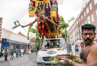 Annual Chariot Festival of the Sri Karpaga Vinayagar Hindu Temple in Walthamstow.