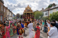 Annual Chariot Festival of the Sri Karpaga Vinayagar Hindu Temple in Walthamstow.