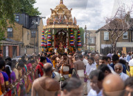 Annual Chariot Festival of the Sri Karpaga Vinayagar Hindu Temple in Walthamstow.