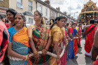 Annual Chariot Festival of the Sri Karpaga Vinayagar Hindu Temple in Walthamstow.