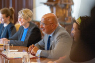 Nadhim Zahawi UK Chancellor of the Exchequer visits Washington DC 