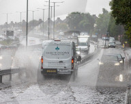 Yellow weather warnings for thunderstorms and heavy rain for the South East of England today.