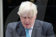 NEWS - GB: Der scheidende Premierminister Boris Johnson hält eine letzte Rede vor der Downing Street 10 in London