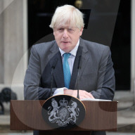 NEWS - GB: Der scheidende Premierminister Boris Johnson hält eine letzte Rede vor der Downing Street 10 in London