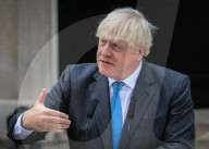 NEWS - Der britische Premierminister Boris Johnson hält seine letzte Rede vor seiner Abreise aus der Downing Street