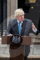Boris Johnson Departure Speech Downing Street