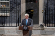 Boris Johnson Departure Speech Downing Street