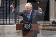 Boris Johnson Departure Speech Downing Street