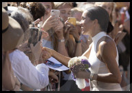 Prince Harry and Meghan Markle in Dusseldorf