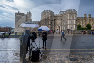 ROYALS - Tod von Queen Elizabeth: Halbmast-Beflaggung auf Windsor Castle