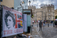 ROYALS - Tod von Queen Elizabeth: Halbmast-Beflaggung auf Windsor Castle