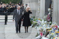 ROYALS - Tod von Queen Elizabeth: König Charles III und Camilla treffen im Buckingham Palace ein