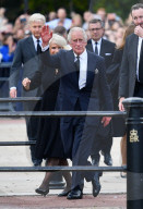 ROYALS - Tod von Queen Elizabeth: König Charles III und Camilla treffen im Buckingham Palace ein