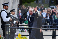 ROYALS - Tod von Queen Elizabeth: König Charles III und Camilla treffen im Buckingham Palace ein