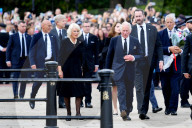 ROYALS - Tod von Queen Elizabeth: König Charles III und Camilla treffen im Buckingham Palace ein