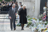 ROYALS - Tod von Queen Elizabeth: König Charles III und Camilla treffen im Buckingham Palace ein