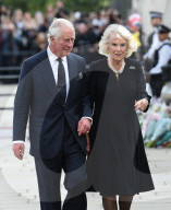 ROYALS - Tod von Queen Elizabeth: König Charles III und Camilla treffen im Buckingham Palace ein