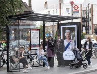 All digital displays at bus stops have been changed to show a photograph of Her Majesty The Queen Elizabeth II.