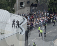 The Queen’s coffin in Scotland