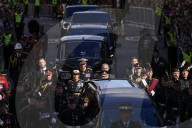 ROYALS - Trauer um die Queen: Sargprozession zur St. Giles Kathedrale, Edinburgh