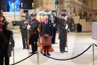 ROYALS - Trauer um die Queen: King Charles und andere Mitglieder der königlichen Familie halten eine Mahnwache in der St. Giles' Cathedral in Edinburgh