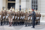 Rehearsal for the Queen’s Funeral at Wellington Barracks. 