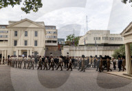 Rehearsal for the Queen’s Funeral at Wellington Barracks. 