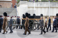 Rehearsal for the Queen’s Funeral at Wellington Barracks. 