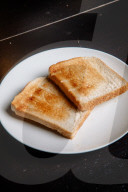Portrait of inventor Philip Davies and his Artificial Intelligence powered toaster
