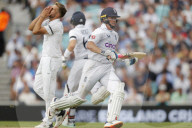 England v South Africa 3rd test match day three at the Kia Oval, London.